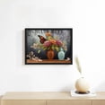 thumbnail image 3 of Nawypu  Just Breathe Canvas Wall Art - Melancholic Window Framed Vintage Flower Vase Print Home Decor for Entryway, Living Room, Bedroom, Kitchen, Patio, Cafe &amp; Restaurant, 3 of 4