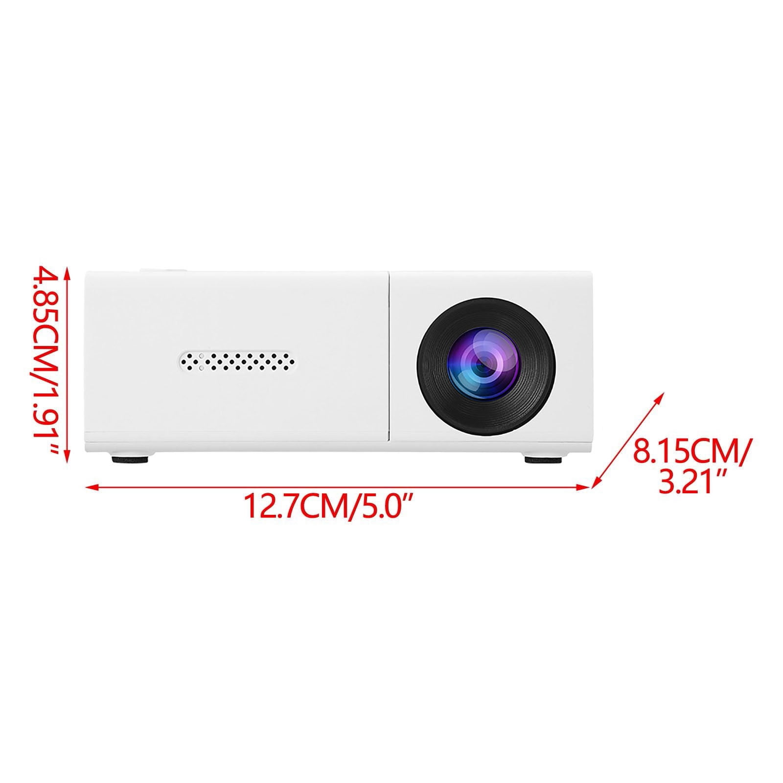 Mini Projector Portable LED Hd Home Theater - Automatic Focus Movie Projector for Indoor Outdoor Screen Mirroring