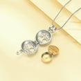thumbnail image 3 of Personlized Round with Tree of Life Cremation Jewelry for Ashes Holder Urn Necklace Lockets for Human Pet Ashes of Loved One, 3 of 7