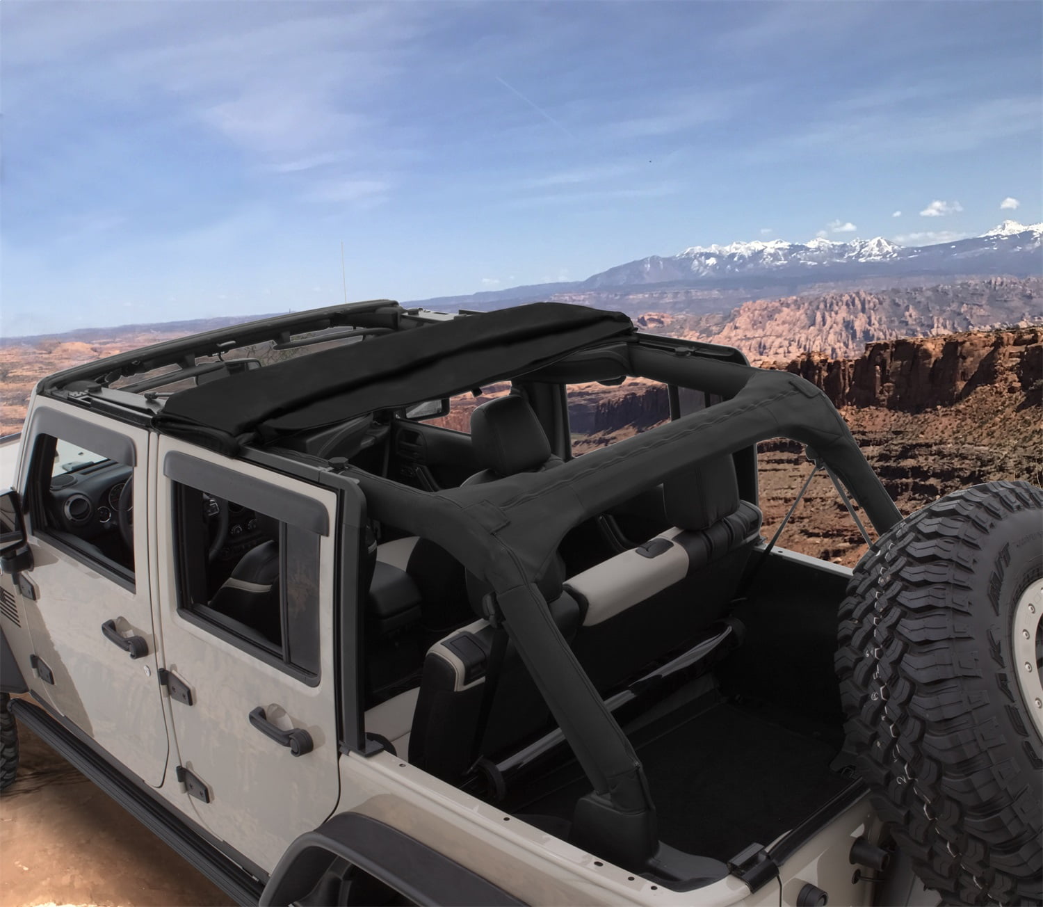 Jeep Wrangler 4 Door Soft Top >> Bushwacker 07 18 Jeep Wrangler Unlimited 4 Door Trail Armor Twill Flat Back Soft Top Black Jeep Wrangler 4 Door Soft Top >> Bushwacker 07 18 Jeep Wrangler Unlimited 4 Door Trail Armor Twill Flat Back Soft Top Black