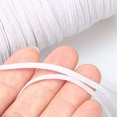 thumbnail image 2 of CIMAXIC Elastic Rope Comfortable DIY Mask Elastic Strap Mask Replacement Elastic Rope Mask Making Accessory (White, 3mm, 80 Yard/Roll),2878.73"X0.12"X0.12", 2 of 4