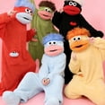 thumbnail image 3 of Big Mouth Monster Onesie Goofy Monster Onesie Plush Adult Pajamas, 3 of 8
