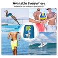 thumbnail image 7 of Kdxio Goose Holding An Umbrella Print Men'S Swim Trunks With Compression Liner 7 Inch Inseam Quick Dry Swim Shorts, 7 of 7
