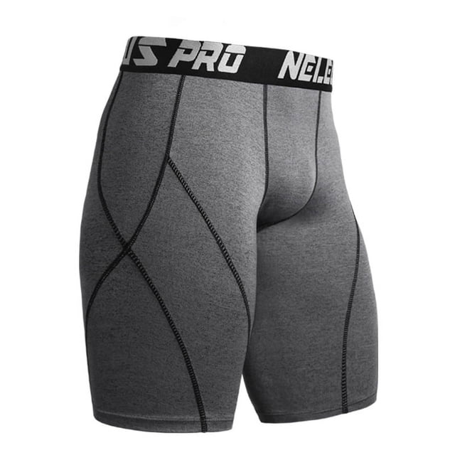 Pantalones cortos deportivos ajustados para hombre, elásticos, de secado rápido, para baloncesto, yoga, entrenamiento, correr, fitness