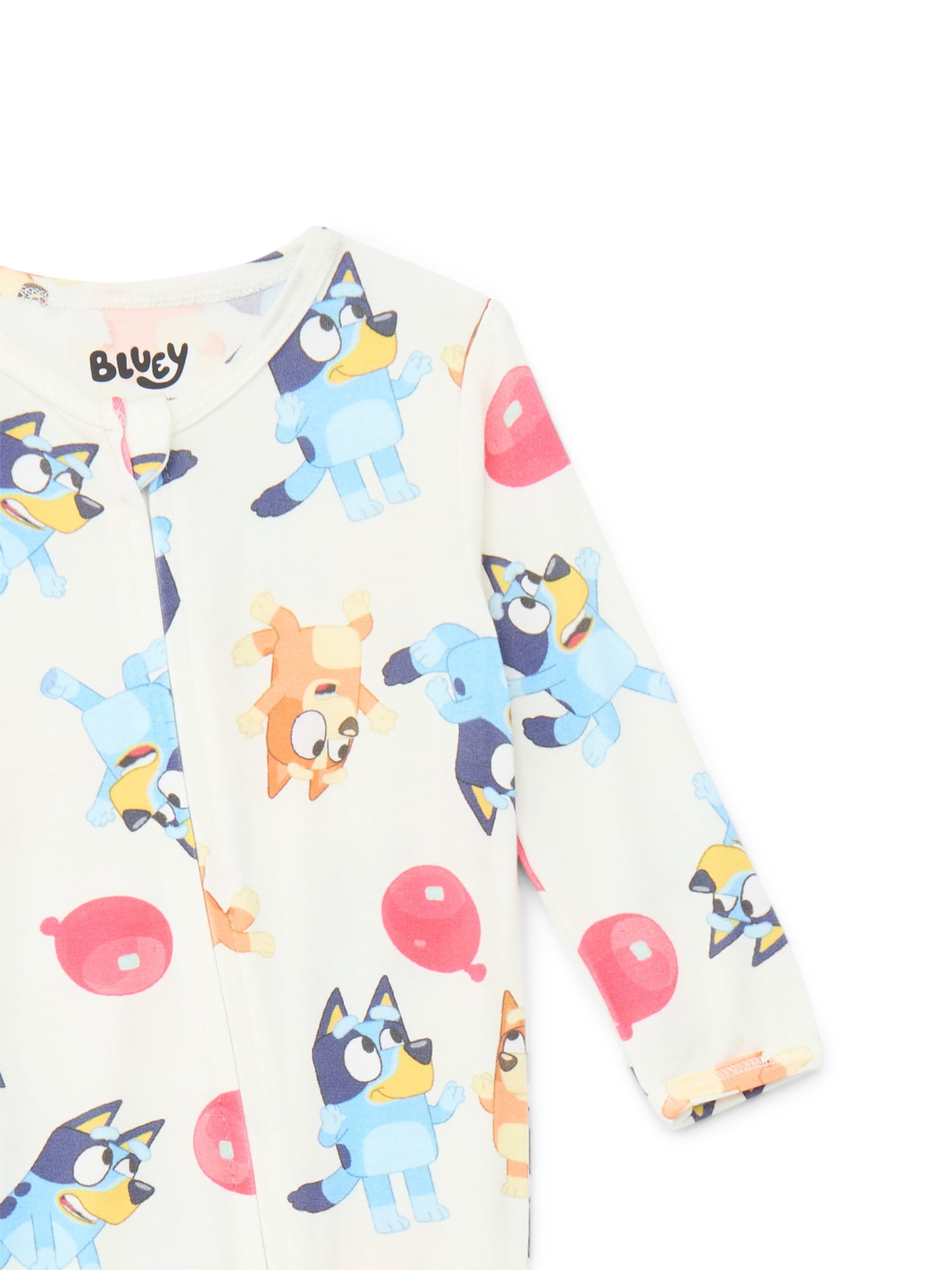 Character Baby Gender Neutral Two-Way Zip Front Sleep N Play Pajamas, Sizes Newborn-6/9 Months