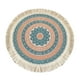 thumbnail image 3 of Manteles de mesa con diseño de mandala y borlas de 33 cm, estilo nórdico, reutilizables, para cocina Estilo C, 3 of 9
