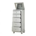 thumbnail image 4 of Bowery Hill 5 Drawer Lingerie Chest in Platinum, 4 of 6