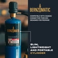 thumbnail image 5 of Bernzomatic 14.1 oz Propane Tank Cylinder Fuel for Propane Torch, Blow Torch & Torch Head Use, 5 of 11
