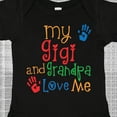 thumbnail image 4 of Inktastic My Gigi and Grandpa Love Me Boys or Girls Baby Bodysuit, 4 of 5
