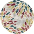 thumbnail image 2 of Rugs.com Charleston Collection Rug – 5 Ft Round Multi Low-Pile Rug Perfect For Kitchens, Dining Rooms, 2 of 9