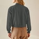 thumbnail image 4 of HongQid Women's Bomber Jackets Winter Trendy Varsity Jackets Shackets Button Down Cropped Coats with Pockets, 4 of 9