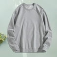 thumbnail image 2 of Chbgutlmr Tops for Men Plus Size Sweatshirt Drop Shoulder Long Sleeve Casual Loose Oversized Pullover, 2 of 8