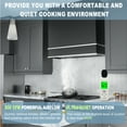 thumbnail image 2 of Akicon Range Hood 30 Inch, 600 CFM Ducted Vent Hood, Stainless Steel Box Kitchen Hood with 2 LED Lights, Removable Baffle Filters, Stove Hood Vent for Kitchen, 3 Speeds, Wall Mounted (AK-HS30HB-JBN), 2 of 7