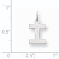 thumbnail image 2 of Initiale Petit Bloc en Or Blanc 14K Charme, 2 of 2
