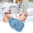thumbnail image 2 of Unique Bargains Rabbit Pattern Bath Sponge Body Scrubber 1 Pc Blue, 2 of 6