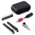 thumbnail image 1 of Kit de Herramientas para Reparación de Bicicletas: Multiherramienta con Trinquete Reversible, 10 Puntas y Palancas para Neumáticos, Ideal para Camping y Viajes., 1 of 5
