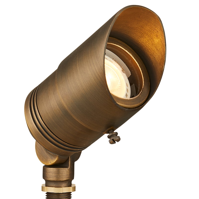 VOLT AllStar 12V Cast Brass Spotlight with LED Bulb