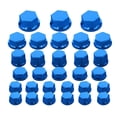 thumbnail image 2 of jiaping 2x30Pc motorcycle nut screw cover for Blue, 2 of 9