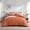 Jj449-terracotta, variant on White Boho Tufted Duvet Cover Queen Set Boho Geometric Chevron Stripe Jacquard Embroidery Bedding Farmhouse Shabby Chic Tufts Textured Khaki Duvet Cover Set Full Queen Size for All Seasons