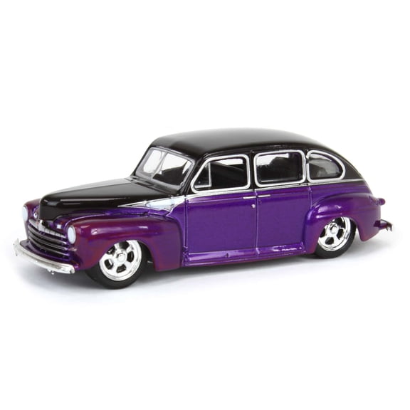 1/64 1946 Fordor Super Deluxe, Dark Purple California Lowriders 6 63070-A
