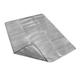 thumbnail image 2 of Almohadilla de espuma de papel de aluminio de doble cara para exteriores, colchón térmico para dormir de papel de aluminio, estera de Camping plegable, 2 of 8