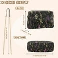 thumbnail image 4 of FORMRS Women Crossbody Purse with Chain Strap Vegan Leather Shoulder Handbag, Purple Floral Pattern, 4 of 7
