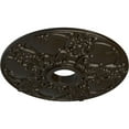 thumbnail image 3 of Ekena Millwork 18"OD x 3 1/2"ID x 1 3/8"P Norwich Ceiling Medallion (Fits Canopies up to 4 1/2"), Hand-Painted Stone Hearth, 3 of 6