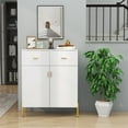 thumbnail image 2 of Erma Two Doors Accent Cabinet - White, 2 of 9