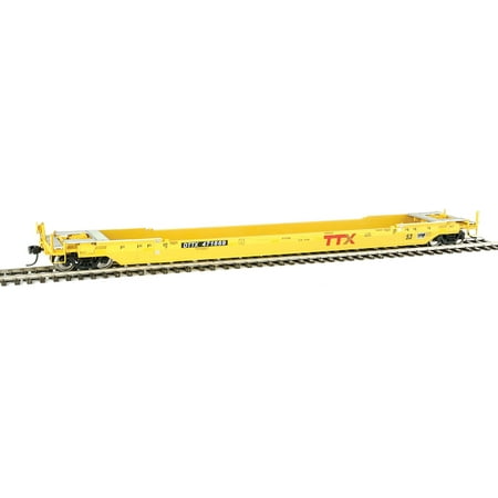 Walthers Proto HO Scale All-Purpose 53' Well Car Trailer-Train/TTX/DTTX #471869