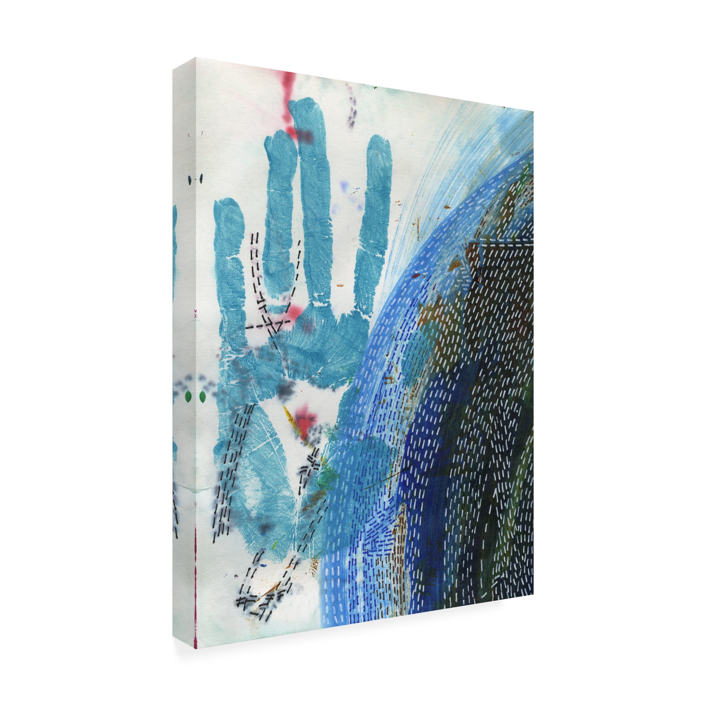 Canvas Wall Art - Medha Karandikar 'Spiritual Journal 4' Wall Art for Living Room, Bedroom, or Office DÃ©cor by Trademark Fine Art - 18 x 24 Inches
