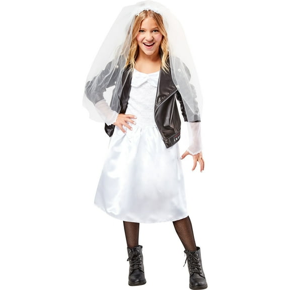 Bride of Chucky Tiffany Costume for Kids by Rubies, Girls Large