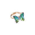 thumbnail image 1 of PVCS Bague Ajustable Papillon Dégradé Créatif Mode pour Femmes avec Ouverture, 1 of 3