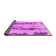 thumbnail image 2 of Ahgly Company Indoor Square Abstract Pink Modern Area Rugs, 8' Square, 2 of 4