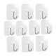 thumbnail image 1 of Aleko 1pcs Barras de Toallas de Baño, Barras de Toallas de Pared Adhesivas Negras para Ducha y Cocina, Barras de Toallas Impermeables con Barras Dobles de Gancho-40cm ACTIVE Biensenido a ACTIVE, 1 of 2