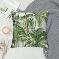 thumbnail image 2 of Chilfamy Palm Trees Wallpaper Pillow Covers for Couch Sofa Indoor Outdoor Pillow Case Aesthetic Decorative 1PC 22x22in, 2 of 5