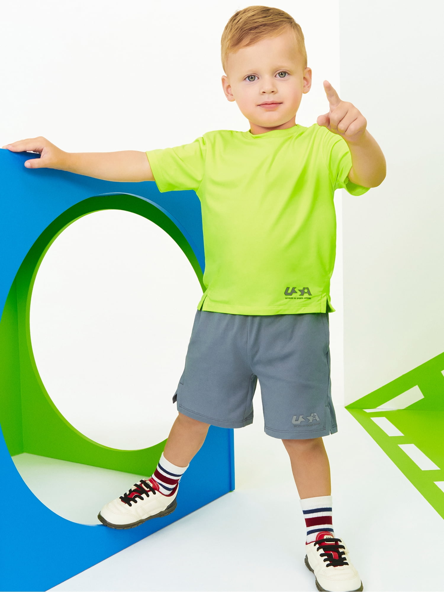 Garanimals Activewear Toddler Boy Athletic Shorts, 3-Pack, Sizes 2T–6T