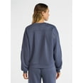 thumbnail image 3 of Avia Women's Luxe Fleece Crewneck Sweatshirt, Sizes XS-XXXL, 3 of 5