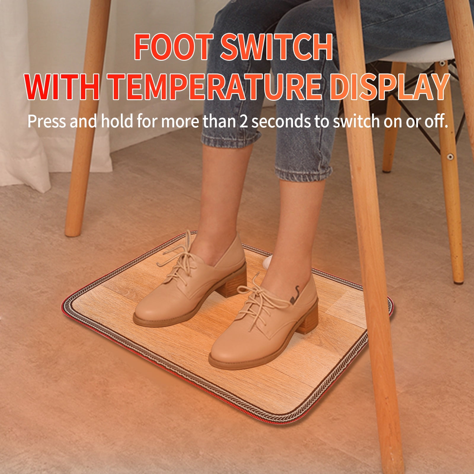 Foot Warmer Mat For Under Your Desk