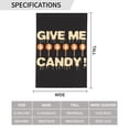 thumbnail image 3 of XMXY Give Me Candy Scary Ghost Garden Flags Double Sided,Farmhouse Holiday Yard Outdoor Sign Decor Flag, 28"x40" inch, 3 of 8