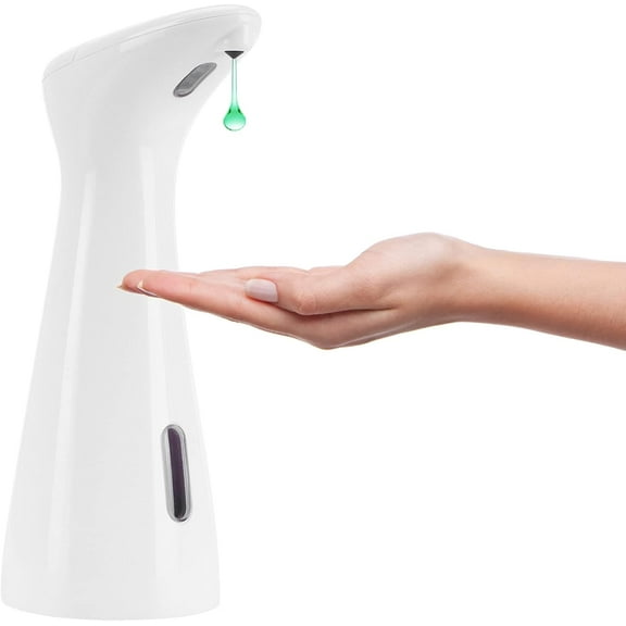 CATPAN Automatic Soap Dispenser for Bathroom & Kitchen Sink, 200ml Touchless Sensor Hand Soap Dispenser with Infrared - Battery Operated Electric Dispenser, Dispensador de Jabon Automatico/Cocina