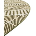 thumbnail image 4 of Unique Loom Outdoor Trellis Collection Area Rug - Dalyan (7' 10" Round Green/Ivory), 4 of 9