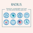 thumbnail image 2 of RADIUS Cepillo de dientes grande sin BPA y aceptado por ADA, dise&ntilde;ado para mejorar la salud de las enc&iacute;as y reducir problemas de las enc&iacute;as, mano derecha, Radius NA, 2 of 9