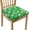 Green Lucky Grass, variant on Lemons Square Chair Cushion Cover for Dining Office Wear Resistant Chair Seat Slipcover Home Chair Essentials Comfy Soft Upholstered Chair Seat Covers