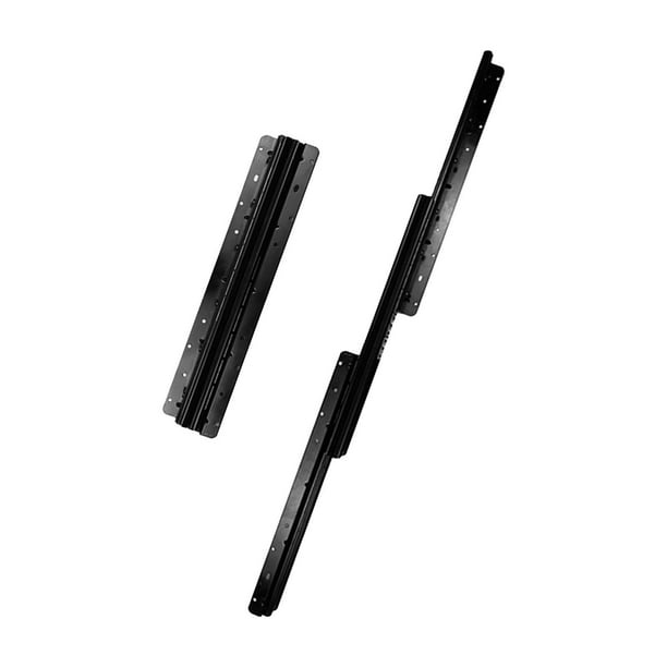 2 guías para cajones, rieles deslizantes con rodamiento de bolas de acero, montaje lateral, deslizadores para gabinete, para teclado, cajones, muebles 400 mm a 900 mm