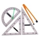 thumbnail image 2 of Reglas de geometría matemática grandes, juego de herramientas para enseñar matemáticas geométricas, suministros didácticos para 4 PIEZAS, 2 of 7