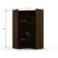 thumbnail image 3 of Manhattan Comfort Mulberry Corner Wardrobe, 3 of 7