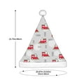 thumbnail image 3 of Balery Trains Pattern Santa Hat Christmas Hat Funny Christmas Hat Christmas Knitted Beanie Hat For Men Women Adult, 3 of 6