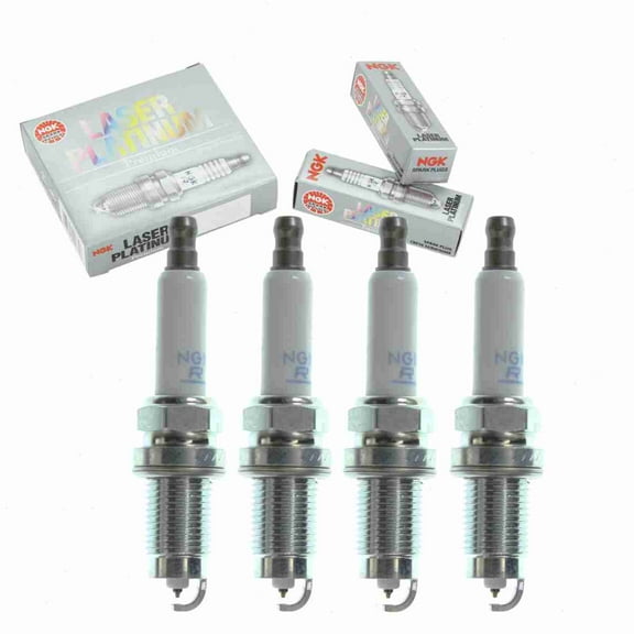 4 pc NGK 3586 Laser Platinum Spark Plugs for 101 905 600 A 4504 4702 FR7HPP33 IK20TT PK20TT Ignition Wire Secondary Fits select: 2004-2010 BENTLEY CONTINENTAL, 2004-2006 VOLKSWAGEN PHAETON