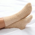 thumbnail image 4 of Martha Stewart Womens Marled 2 Pack Butter Crew Sock Latte/Silver Grey, 4 of 6