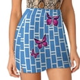 thumbnail image 4 of Ocean Butterflies Part 1-Blue Women's skirt Aesthetic skirts New Fashion Short Skirts Jjba Jojos Bizarre Adventure Jojo Jolyne, 4 of 7